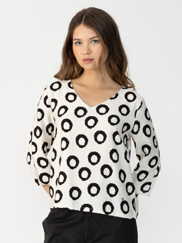 Blusa com Padrão