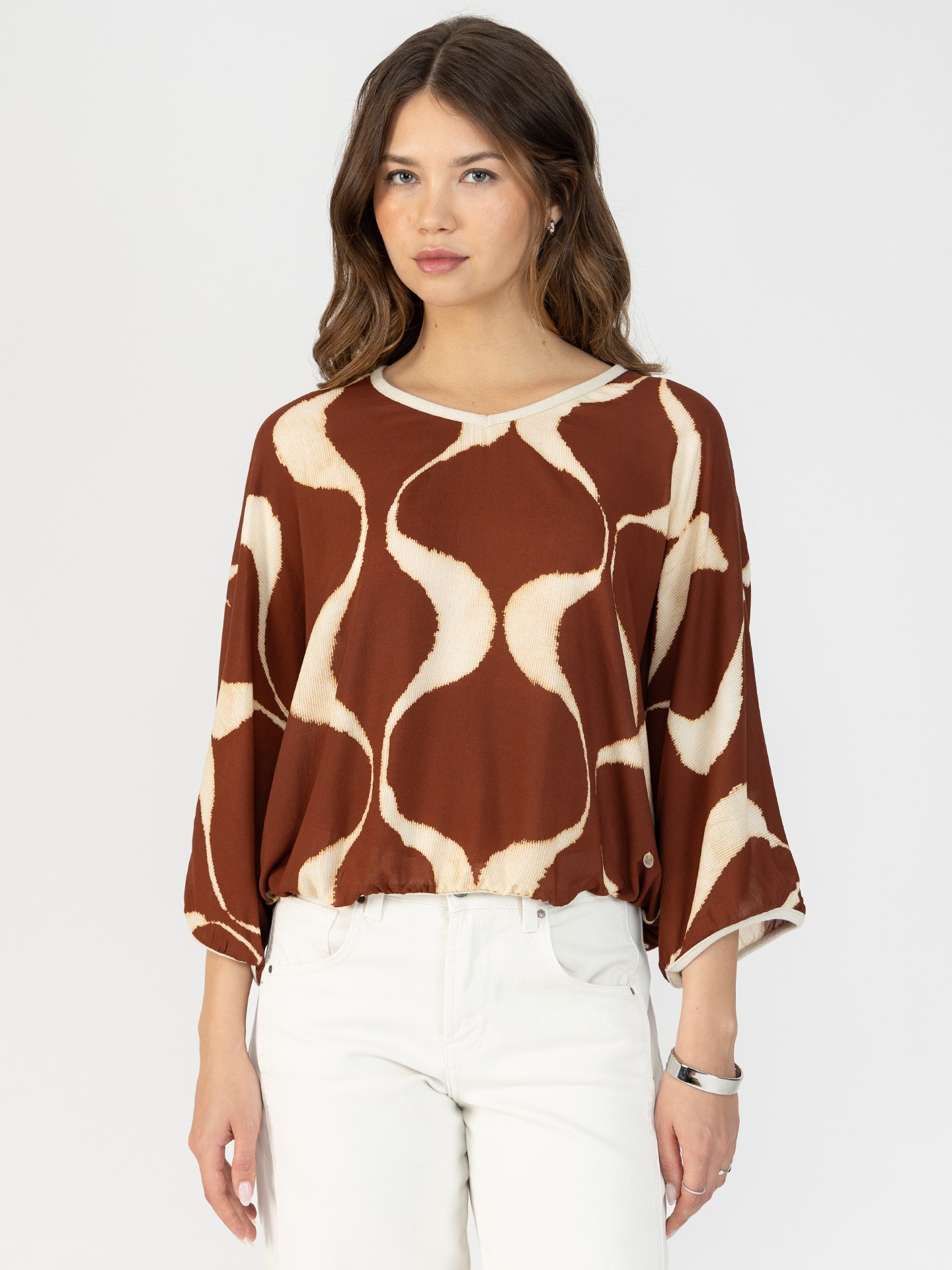 Blusa com Manga Ampla