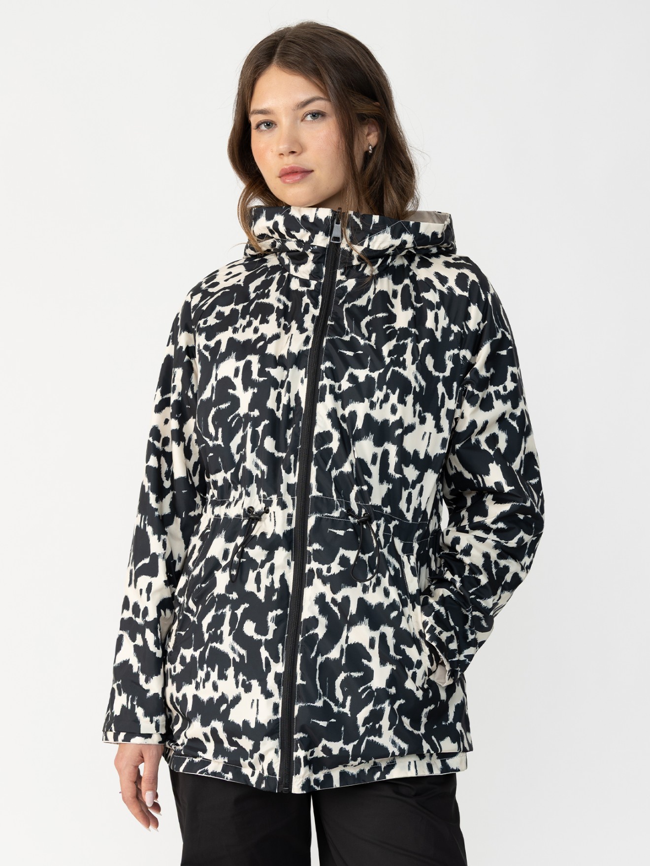 Parka Revers�vel com Capuz