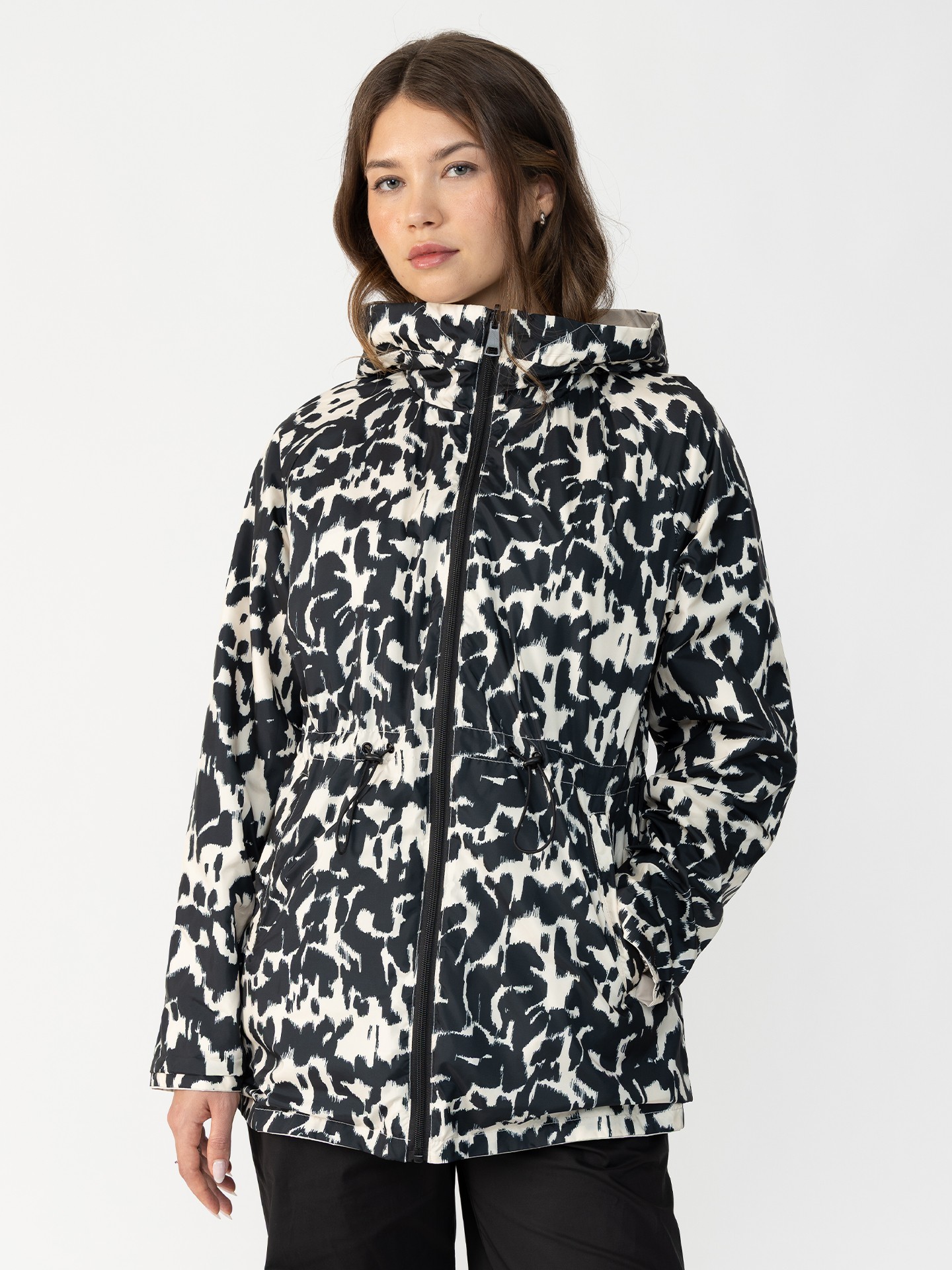 Parka Reversível com Capuz