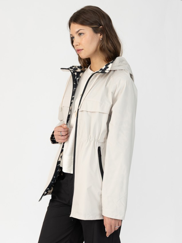 Parka Reversível com Capuz
