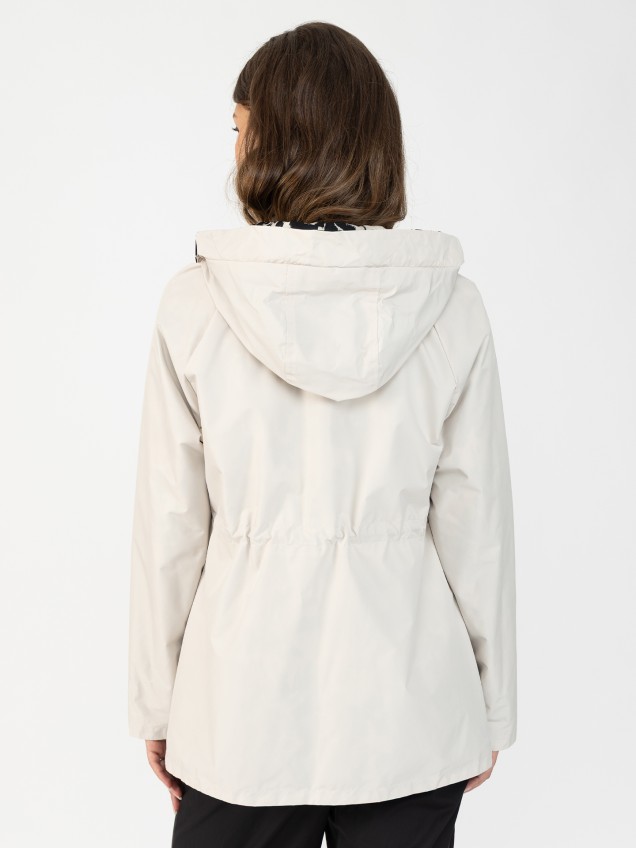 Parka Reversível com Capuz