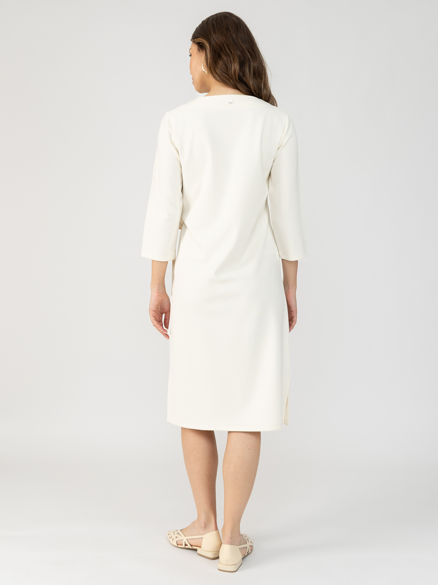 Vestido com Laçada Lateral