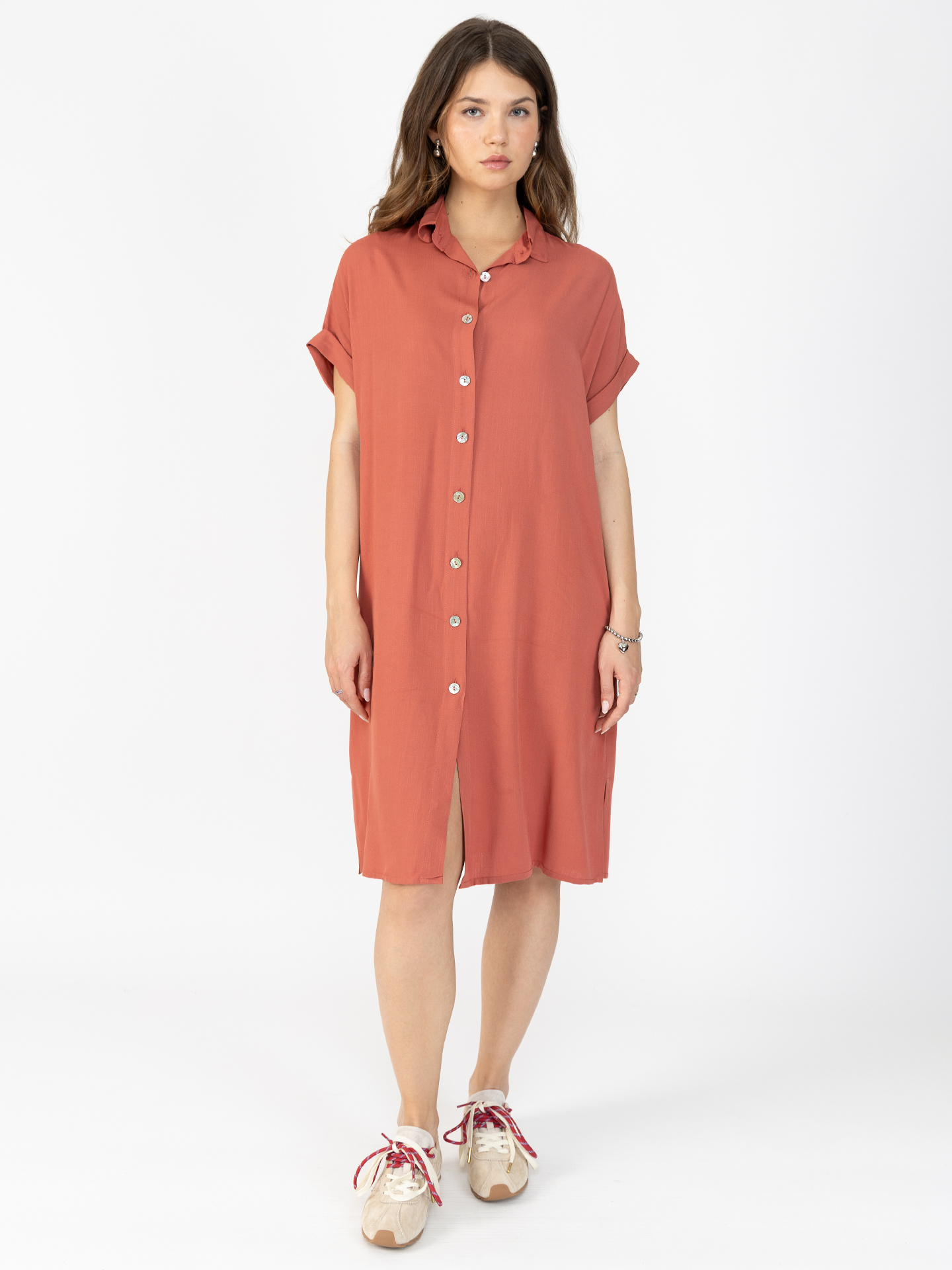 Vestido Camiseiro Midi