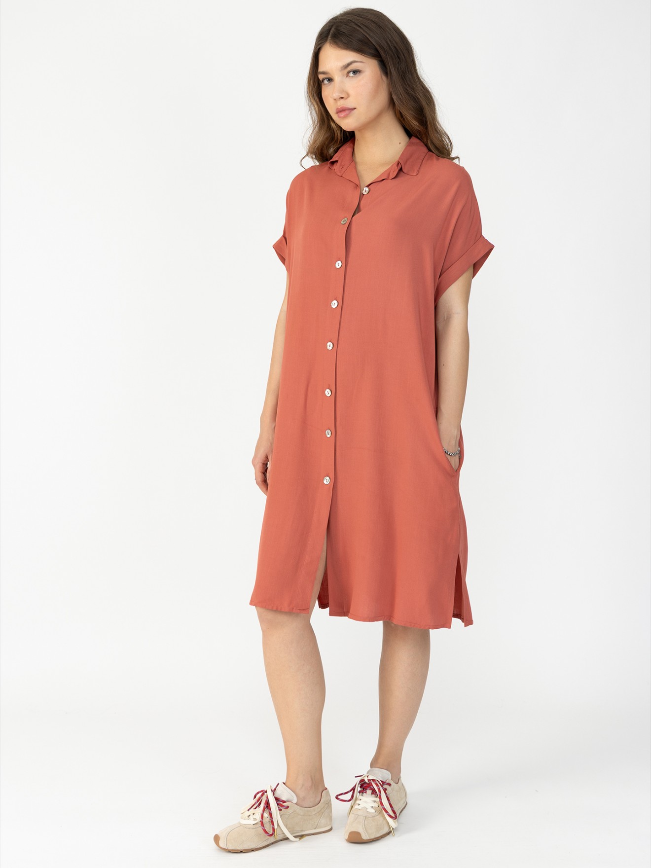 Vestido Camiseiro Midi