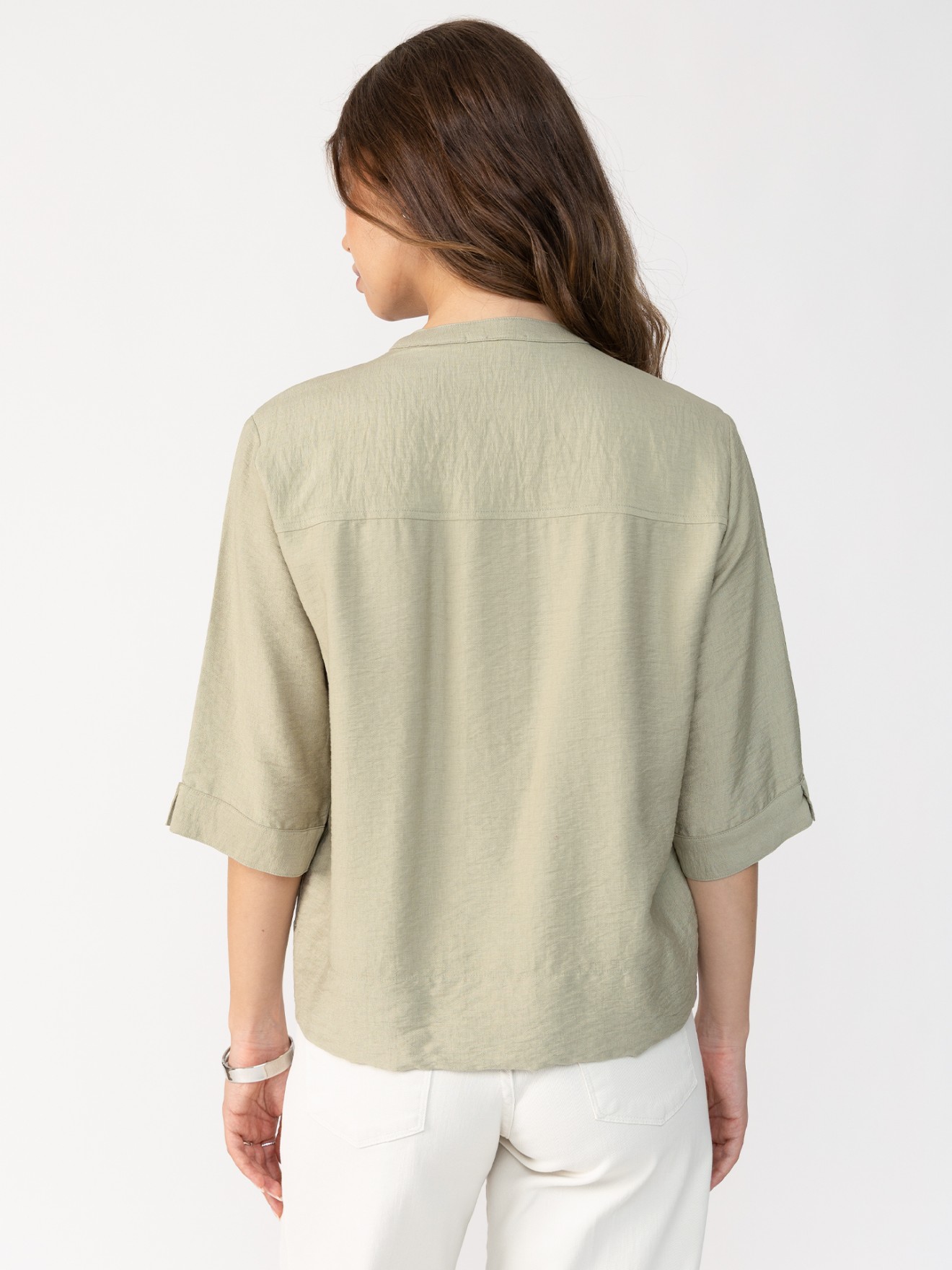 Blusa com Gola Mao