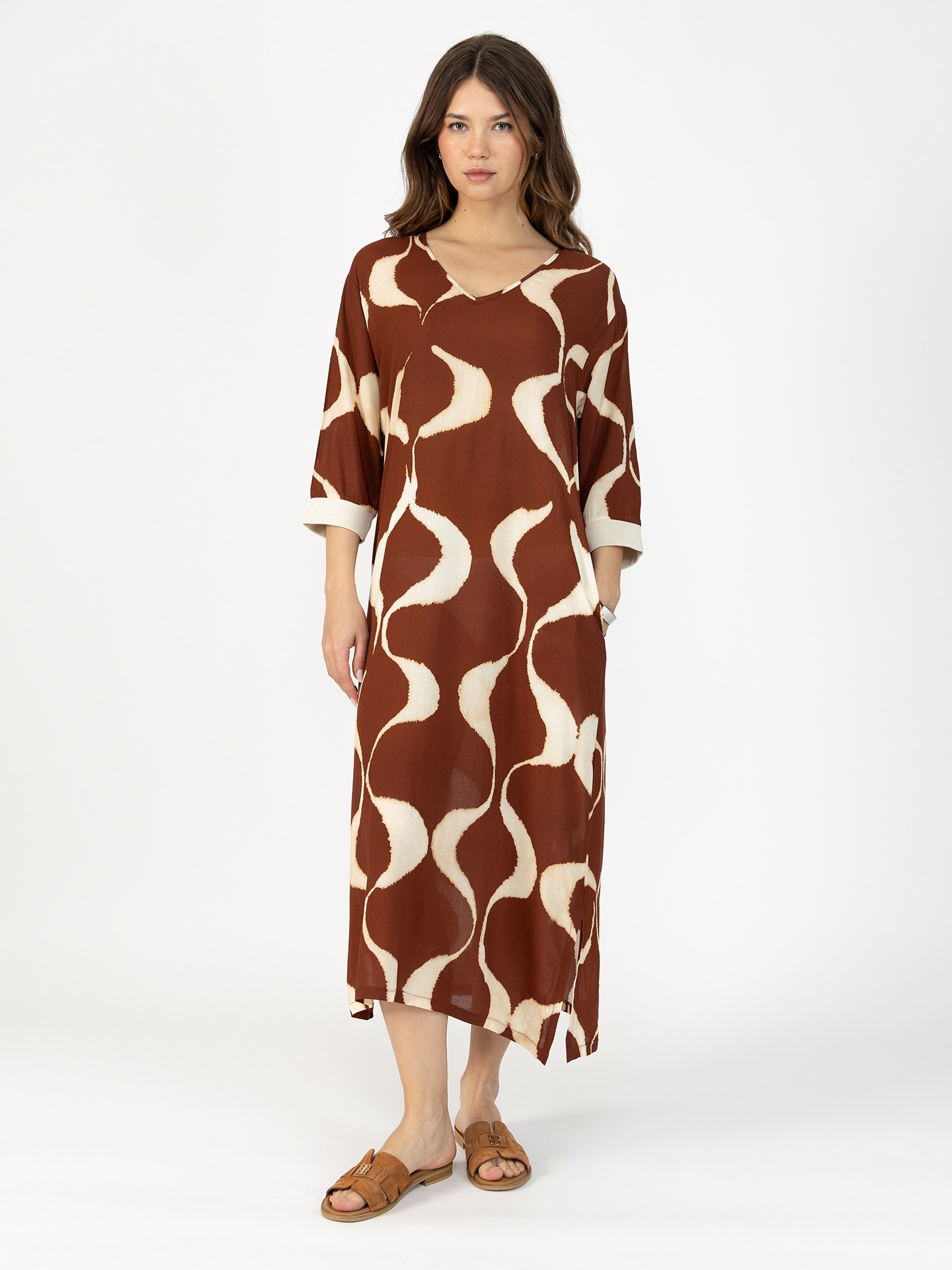 Vestido Comprido Estampado