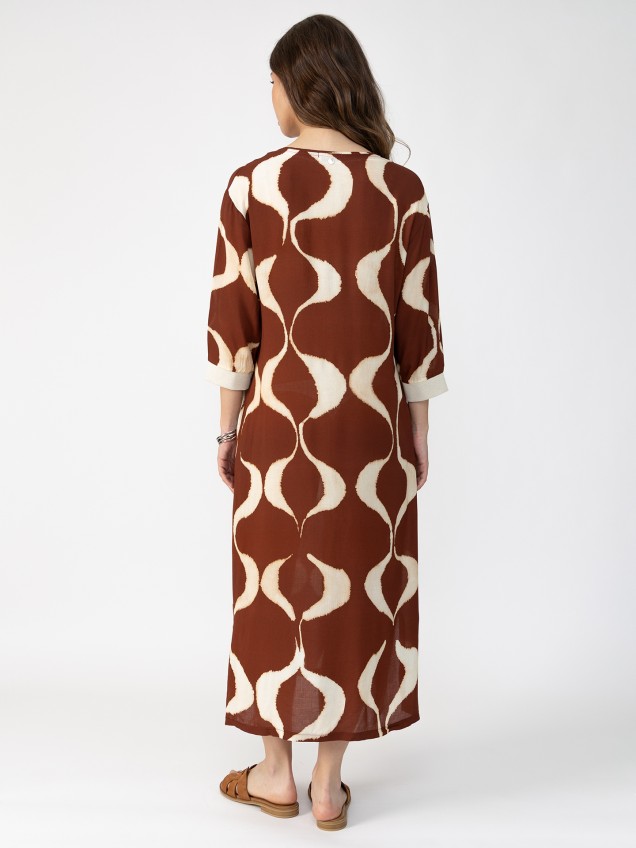 Vestido Comprido Estampado