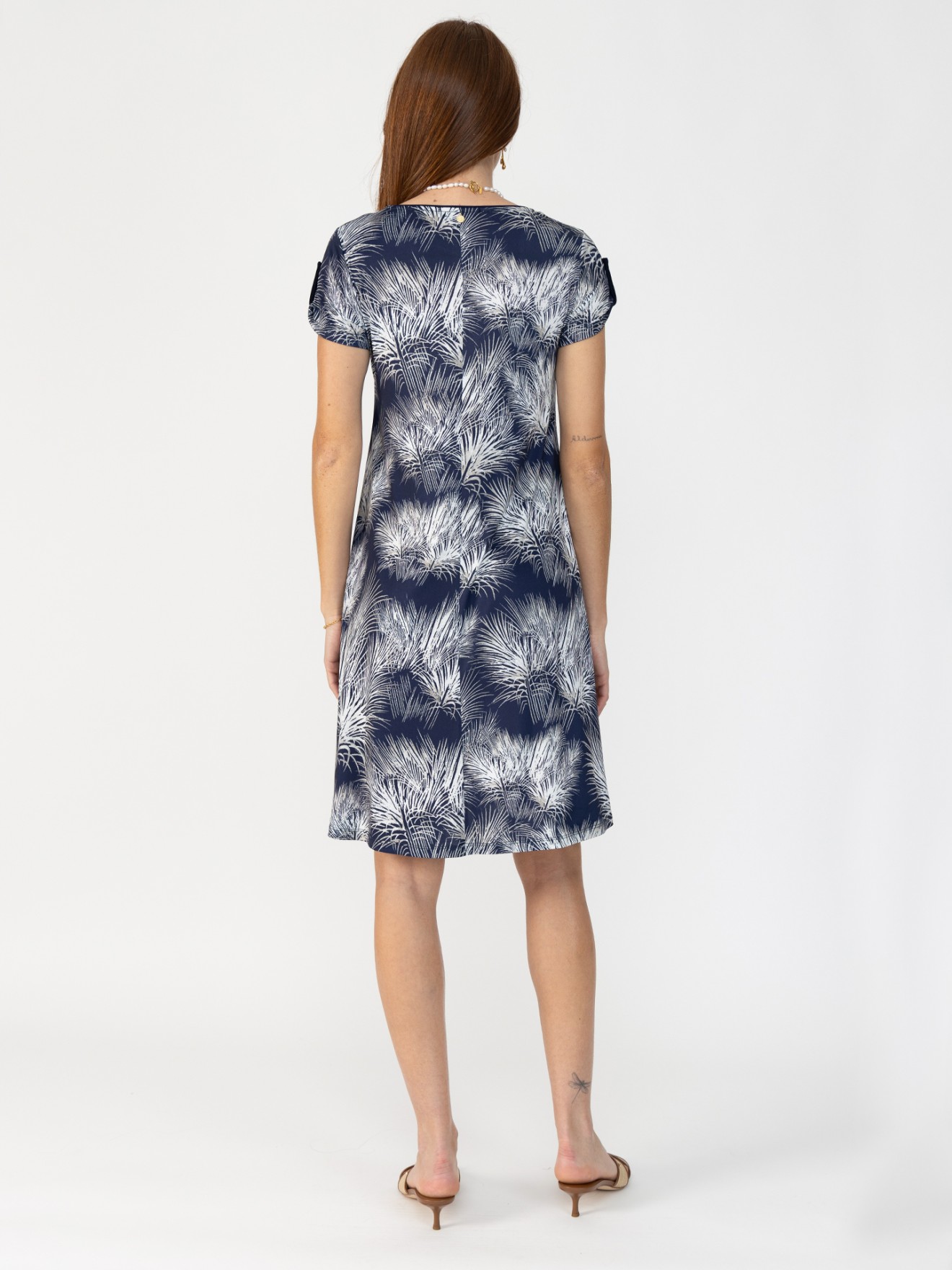 Vestido de Malha Estampado