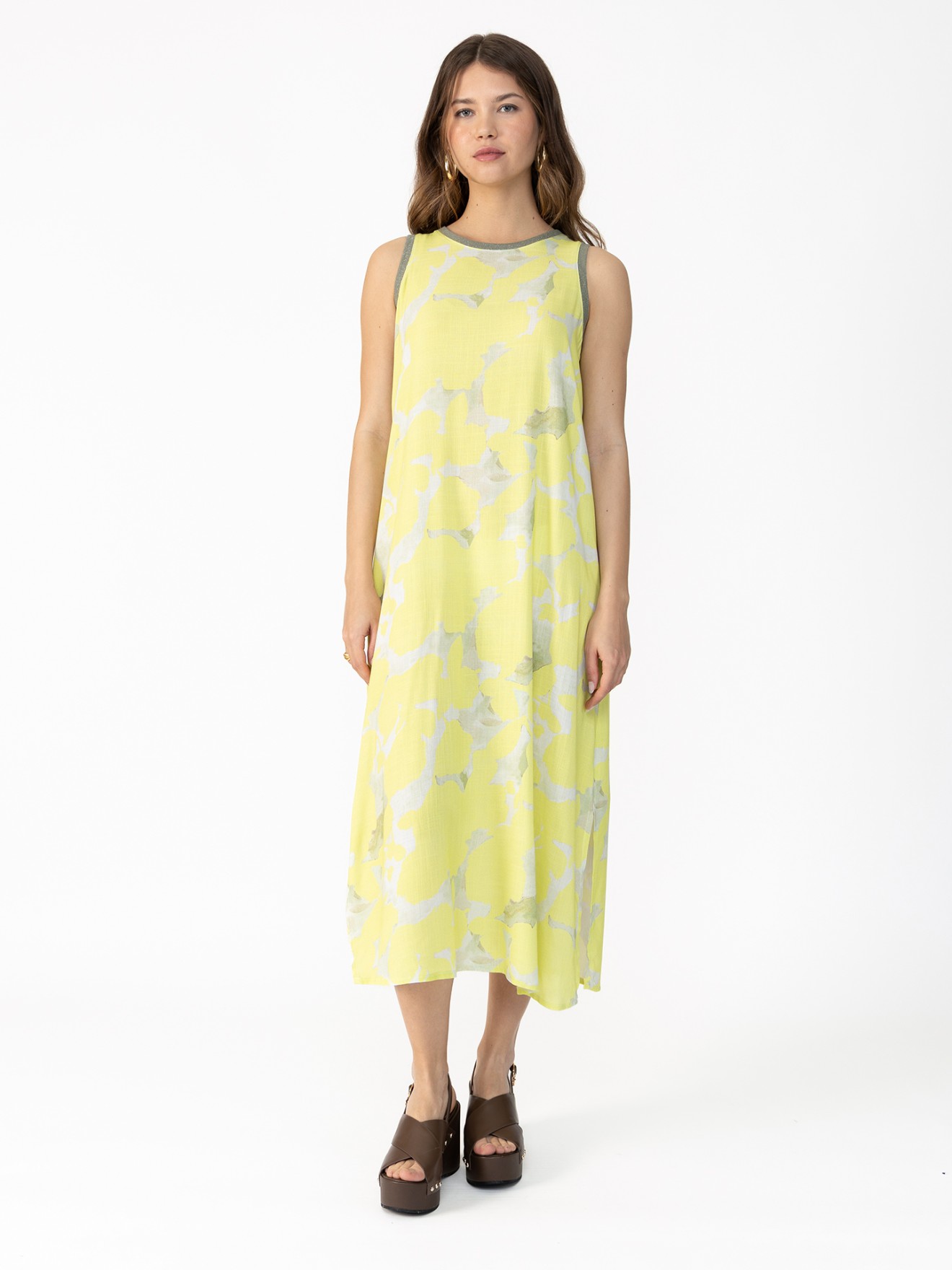 Vestido Comprido Estampado