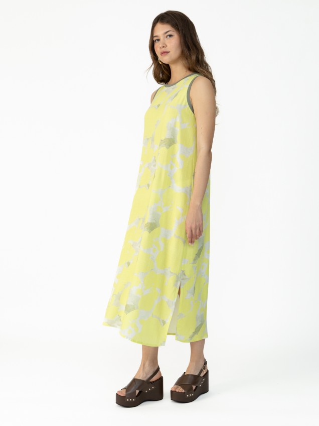 Vestido Comprido Estampado