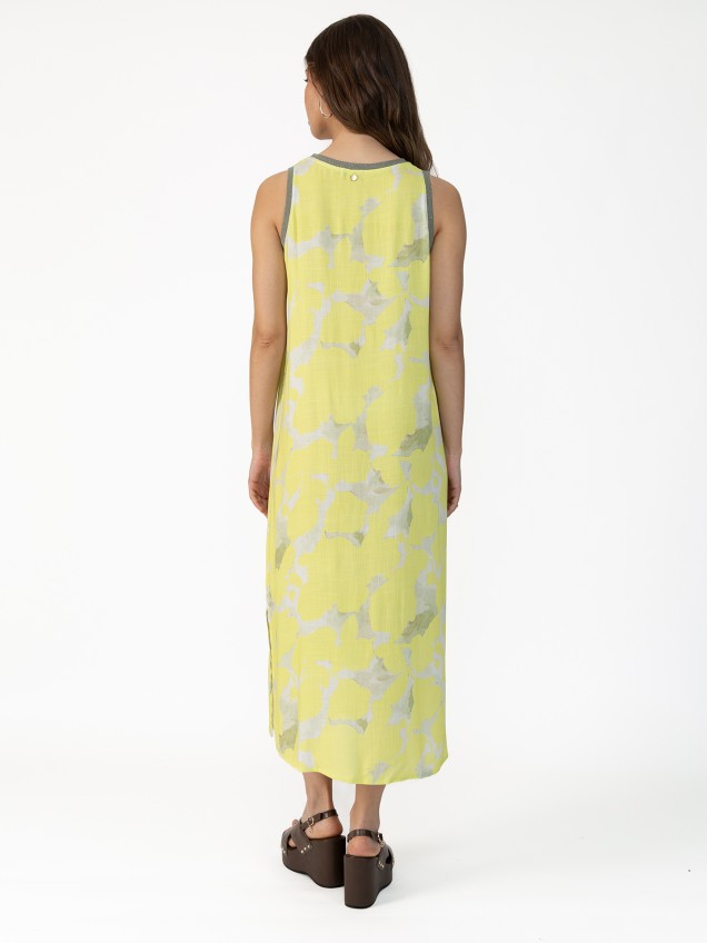 Vestido Comprido Estampado