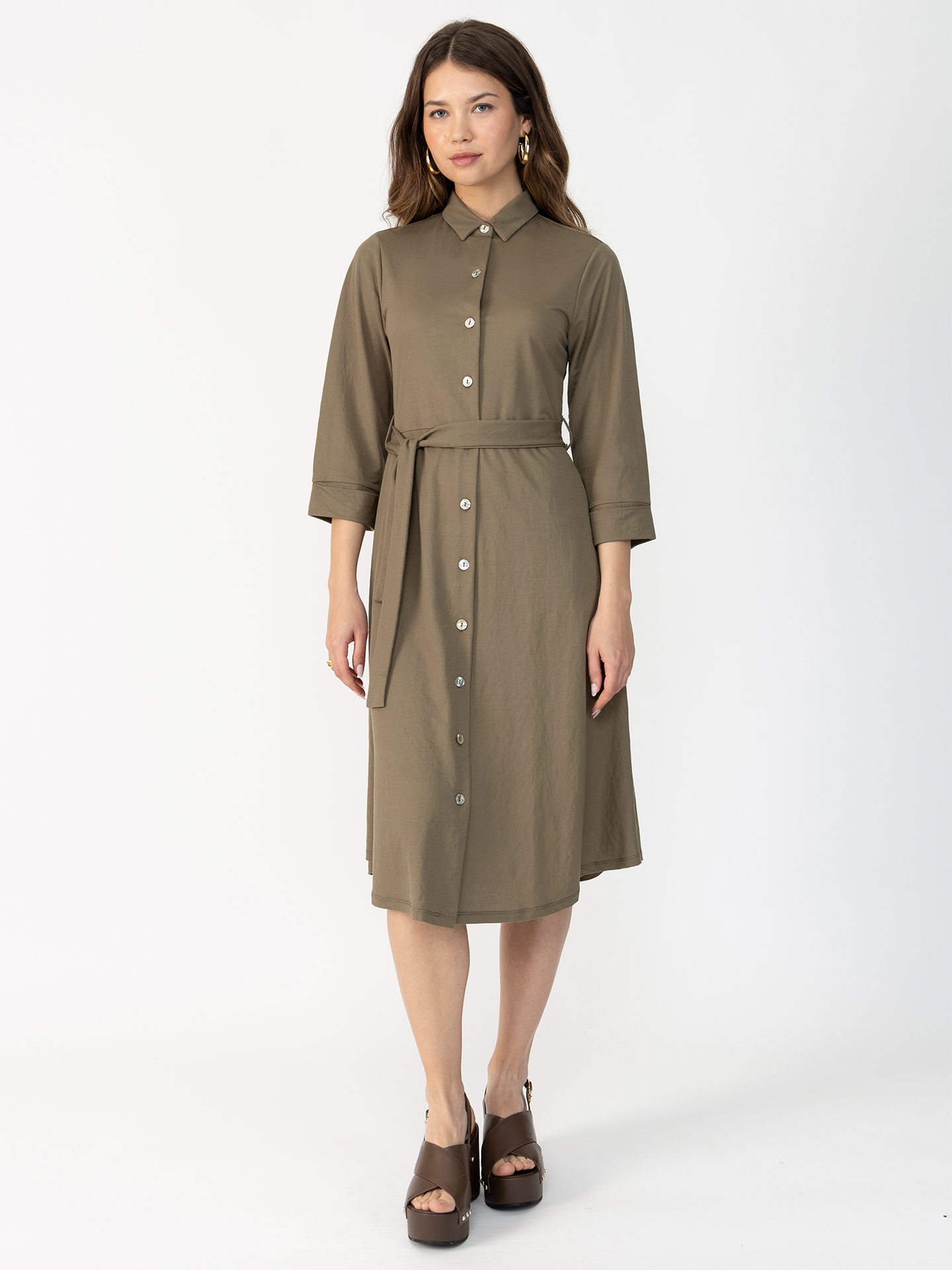 Vestido Camiseiro Midi