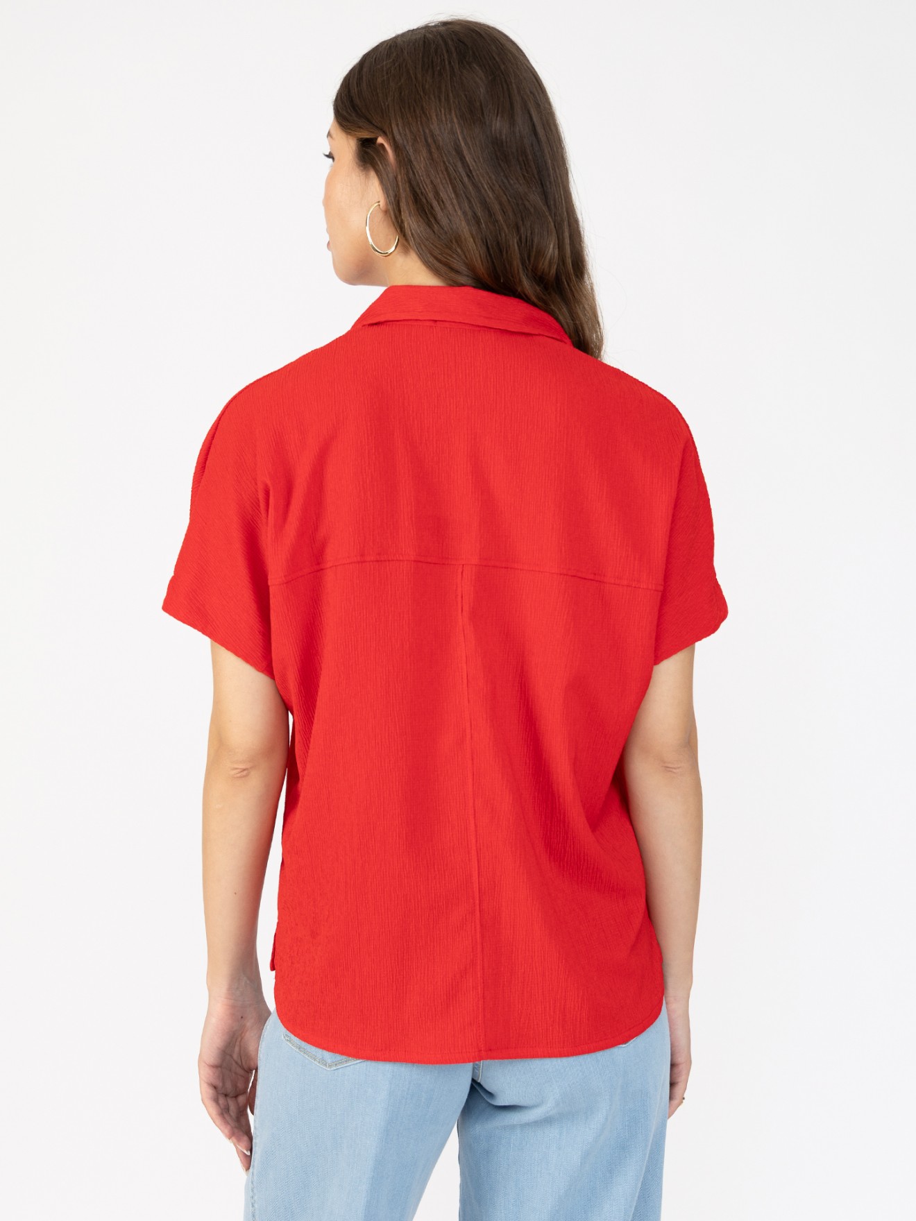 Camisa Texturizada com Bolso