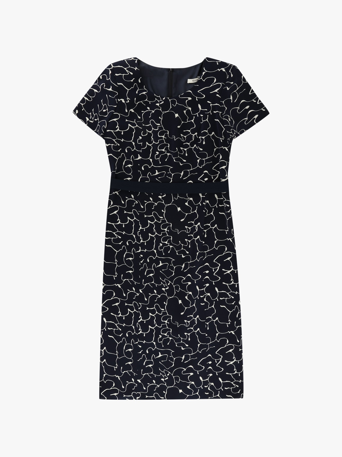 Vestido com Faixa na Cintura
