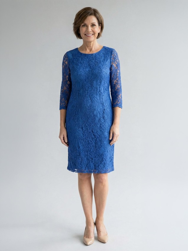 Vestido de Cerim�nia em Renda