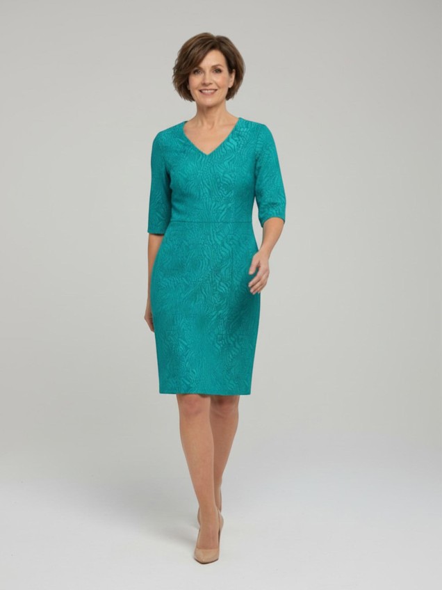 Vestido de Cerim�nia Texturizado