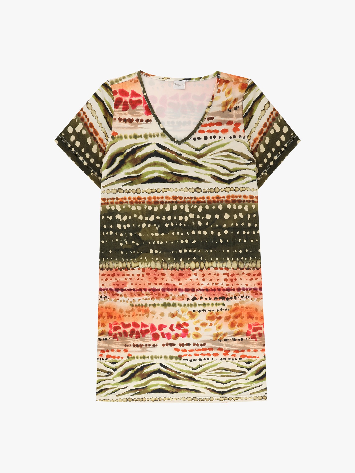 Vestido de Praia Estampado