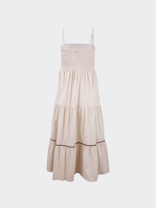 Vestido Midi com Bordado