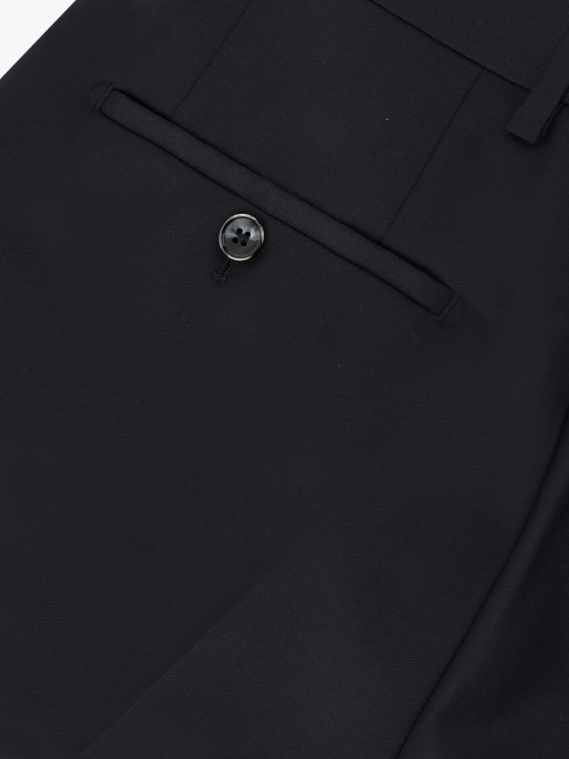 Calça de Fato de Corte Clássico