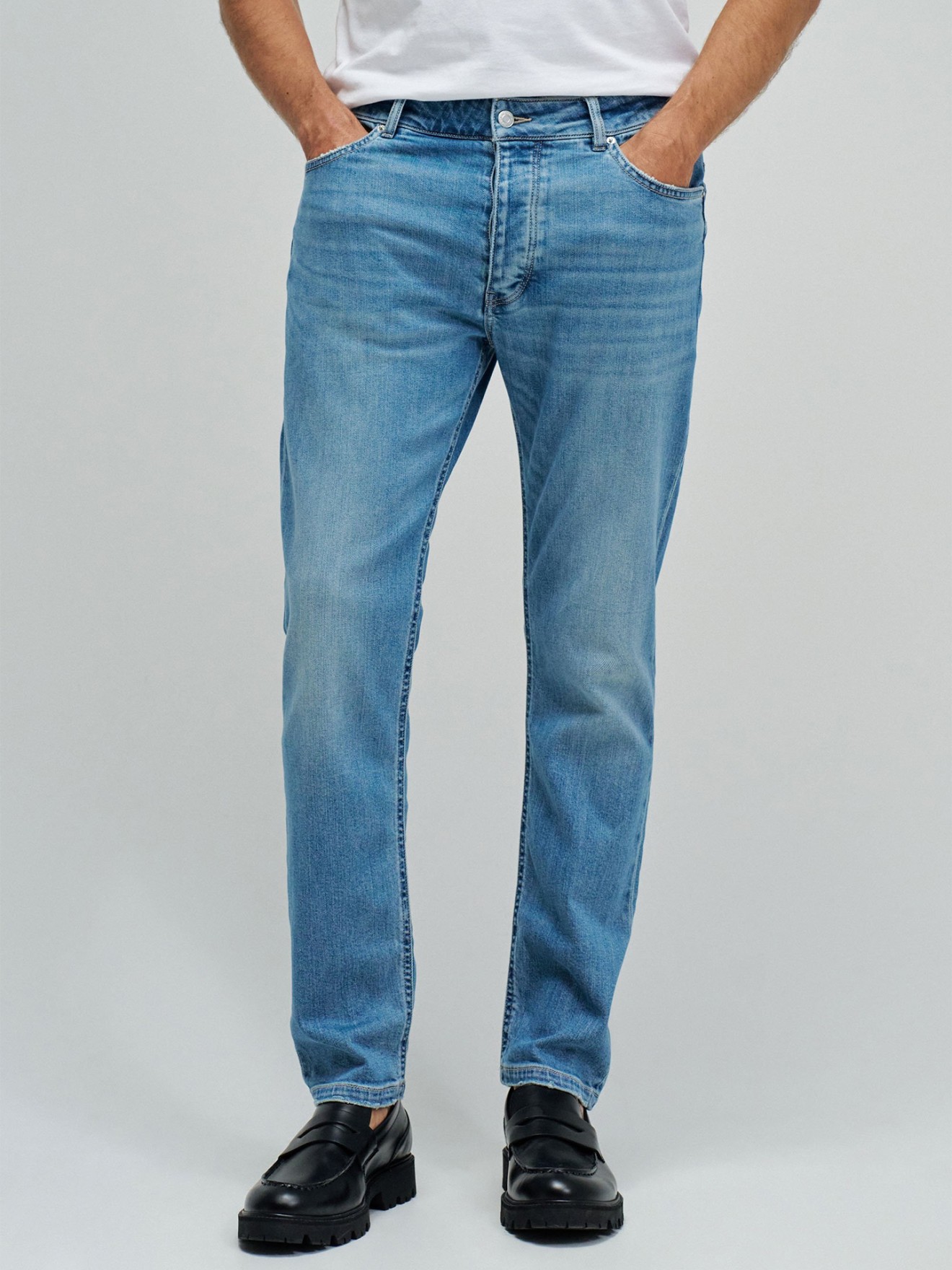 Calças de Ganga Slim Fit