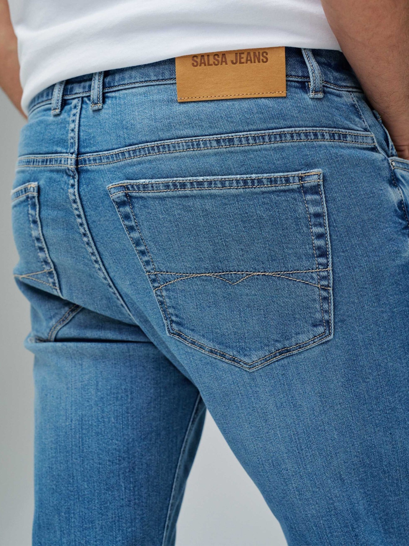 Calças de Ganga Slim Fit