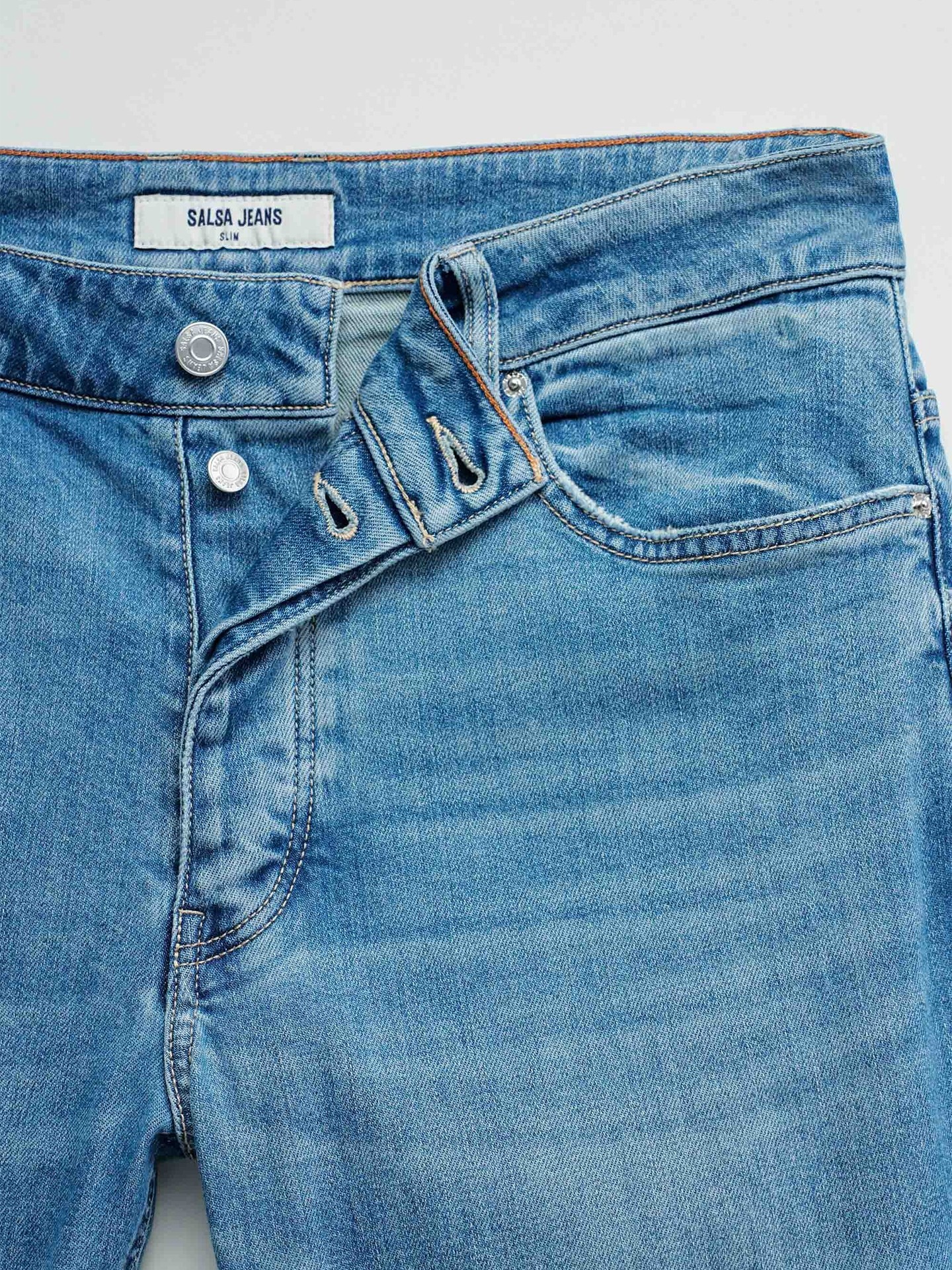 Calças de Ganga Slim Fit