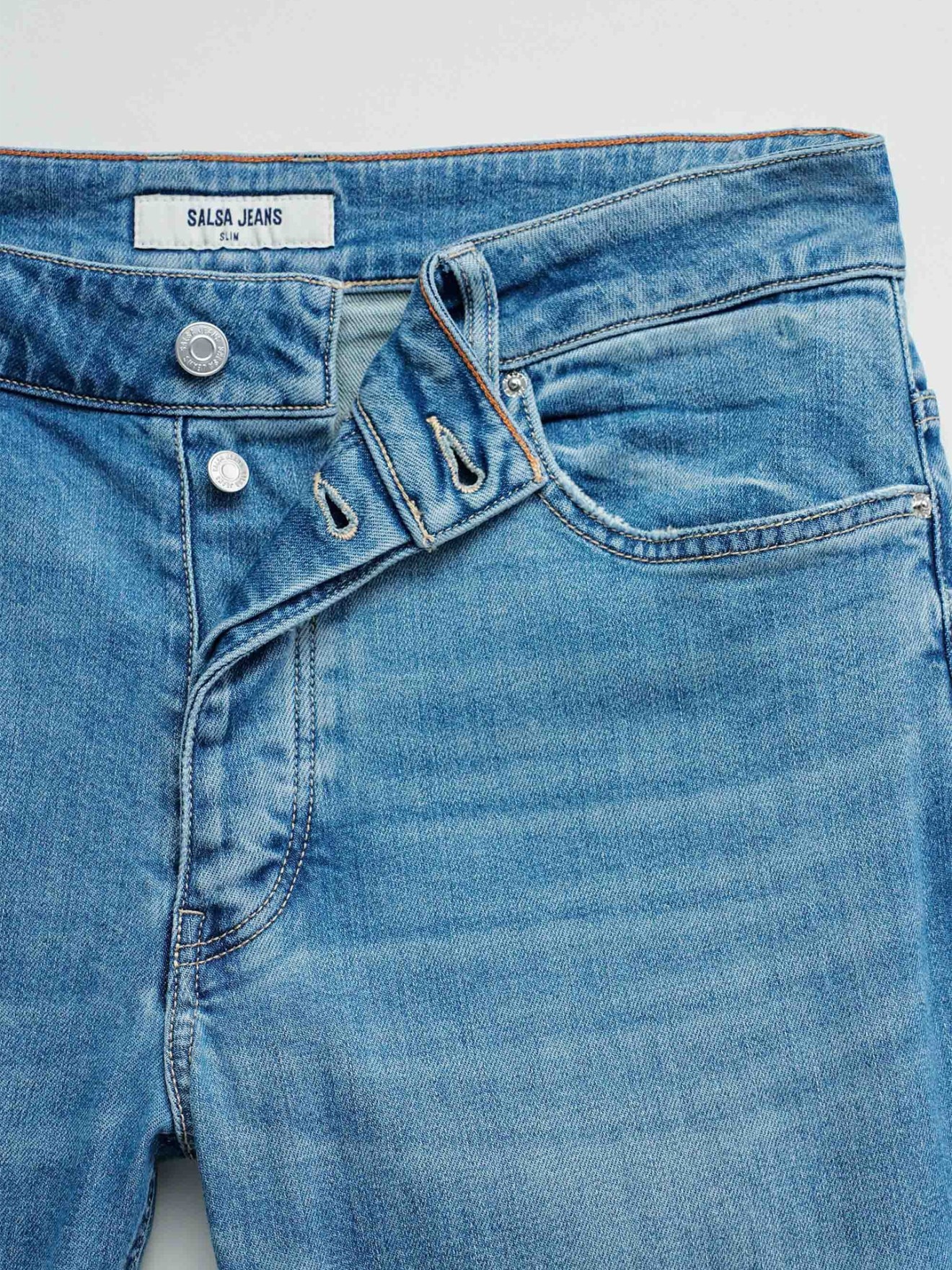 Calças de Ganga Slim Fit