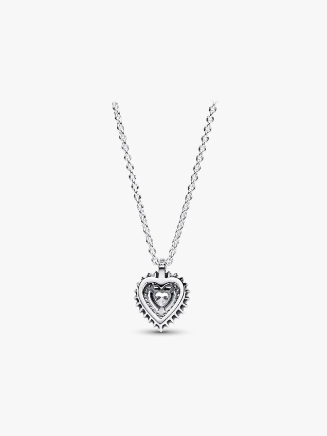Colar Sparkling Heart Halo Pendant
