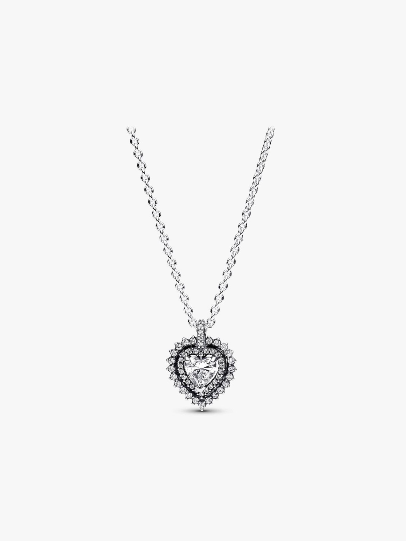 Colar Sparkling Heart Halo Pendant