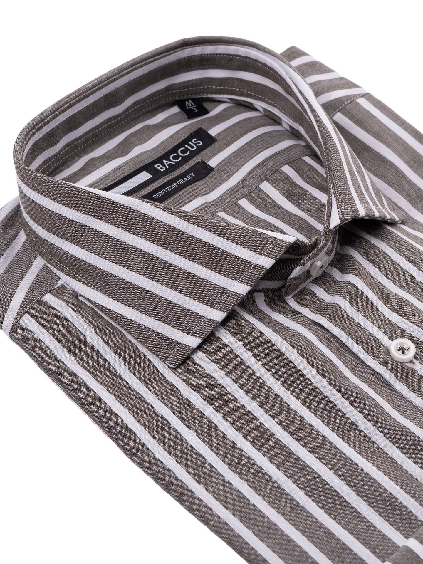Camisa de Manga Comprida às Riscas