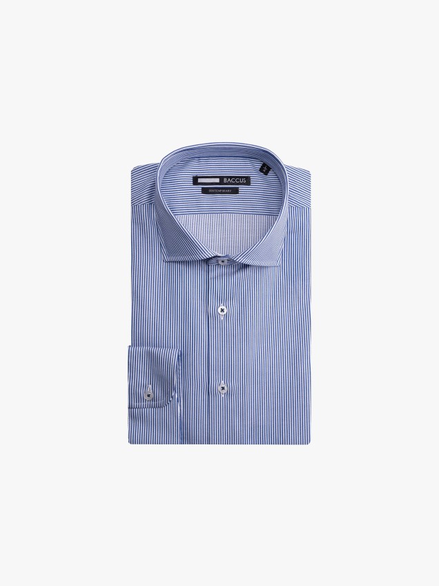 Camisa de Manga Comprida às Riscas