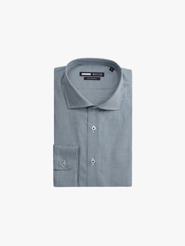 Camisa de Manga Comprida �s Riscas