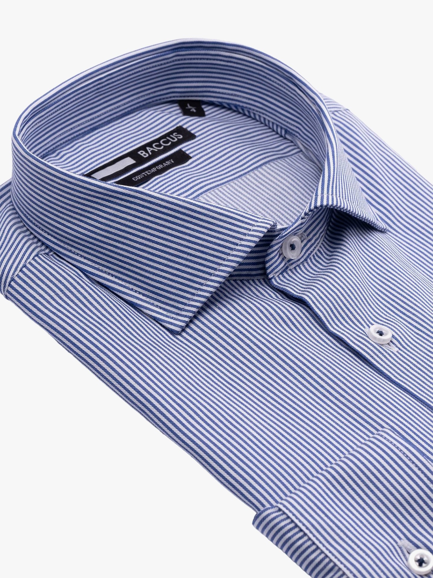 Camisa de Manga Comprida às Riscas