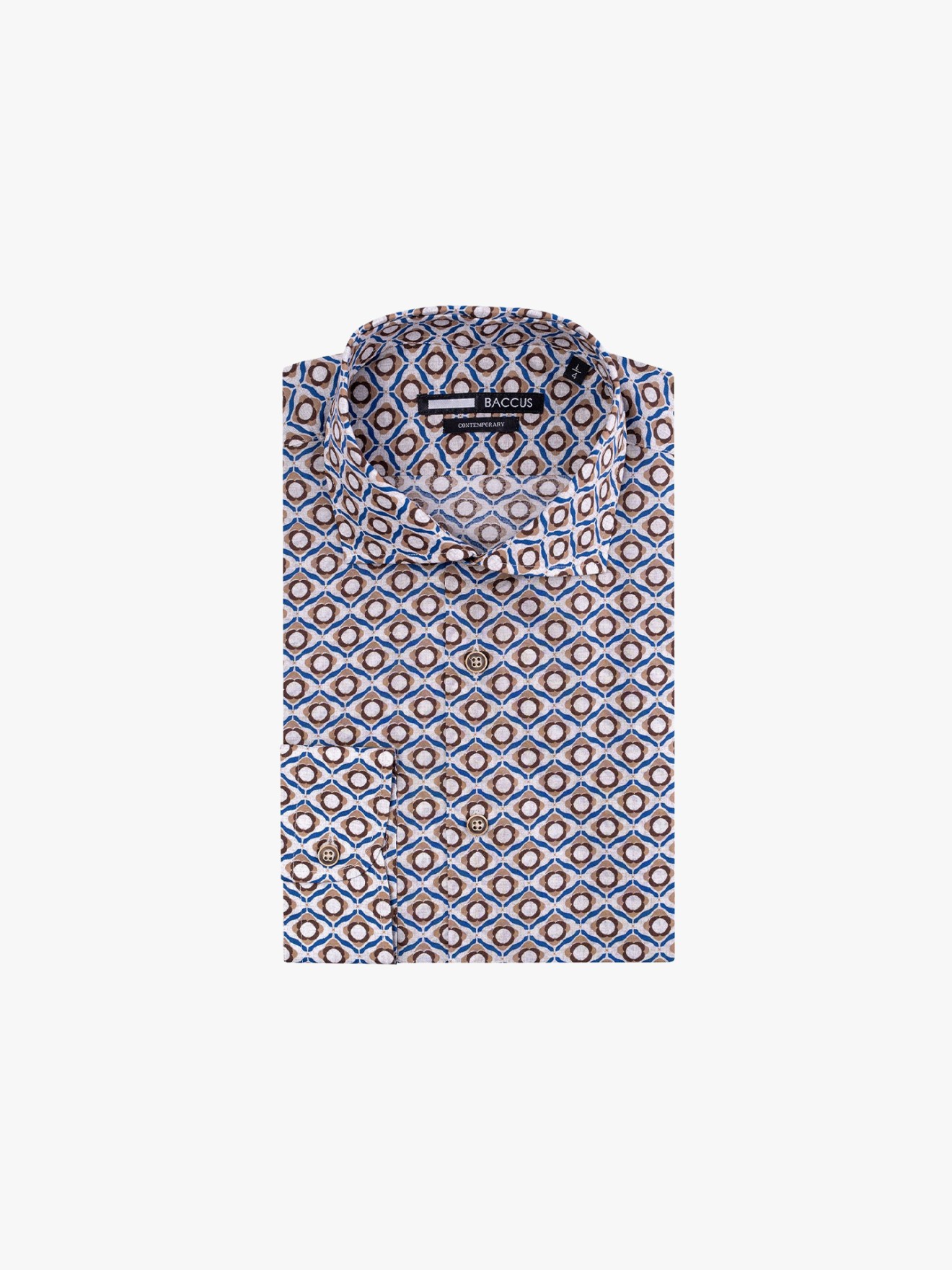 Camisa de Manga Comprida com Padr�o