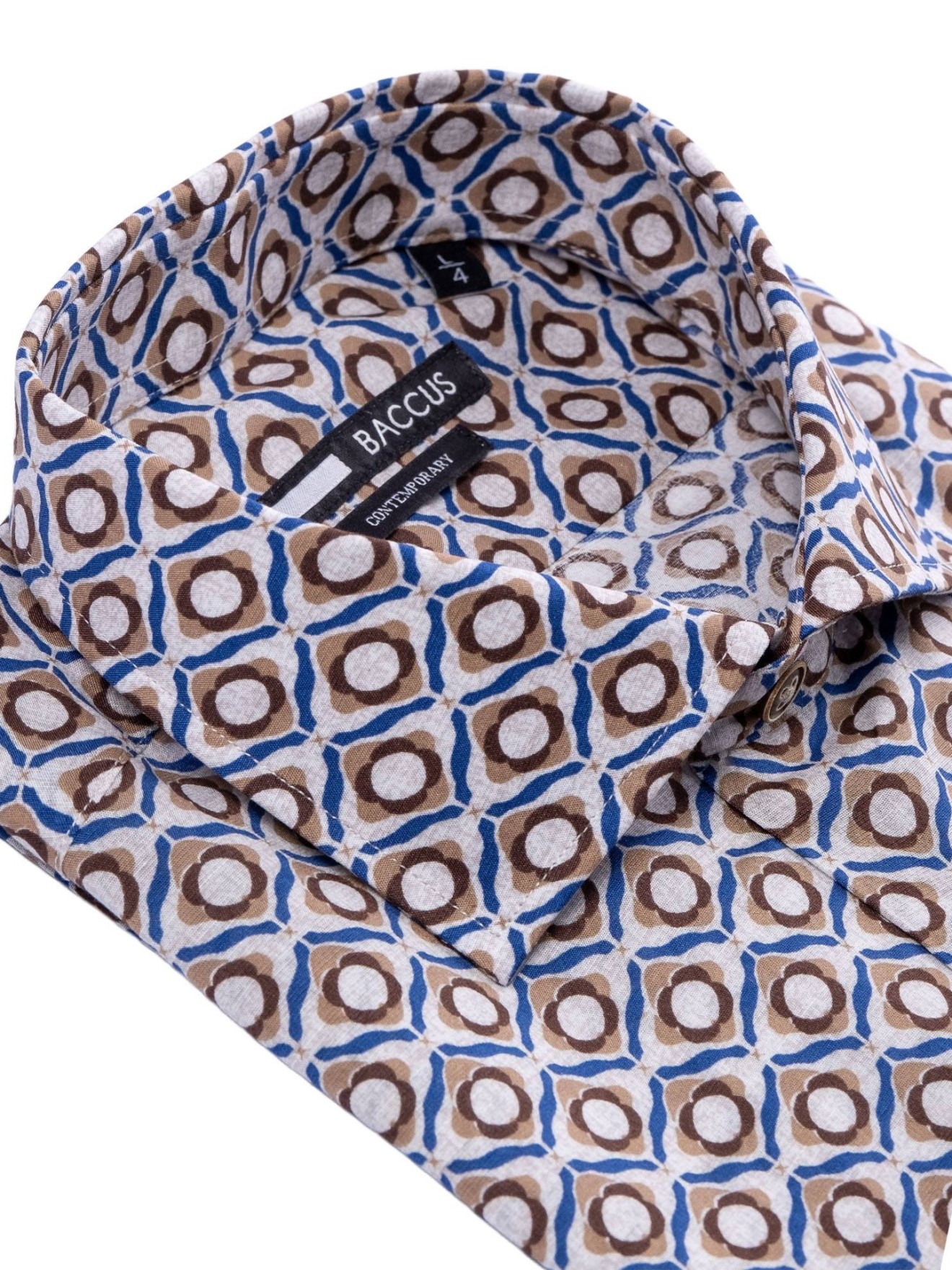 Camisa de Manga Comprida com Padr�o