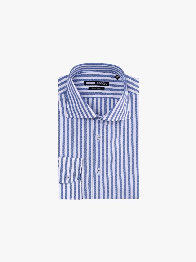 Camisa de Manga Comprida �s Riscas