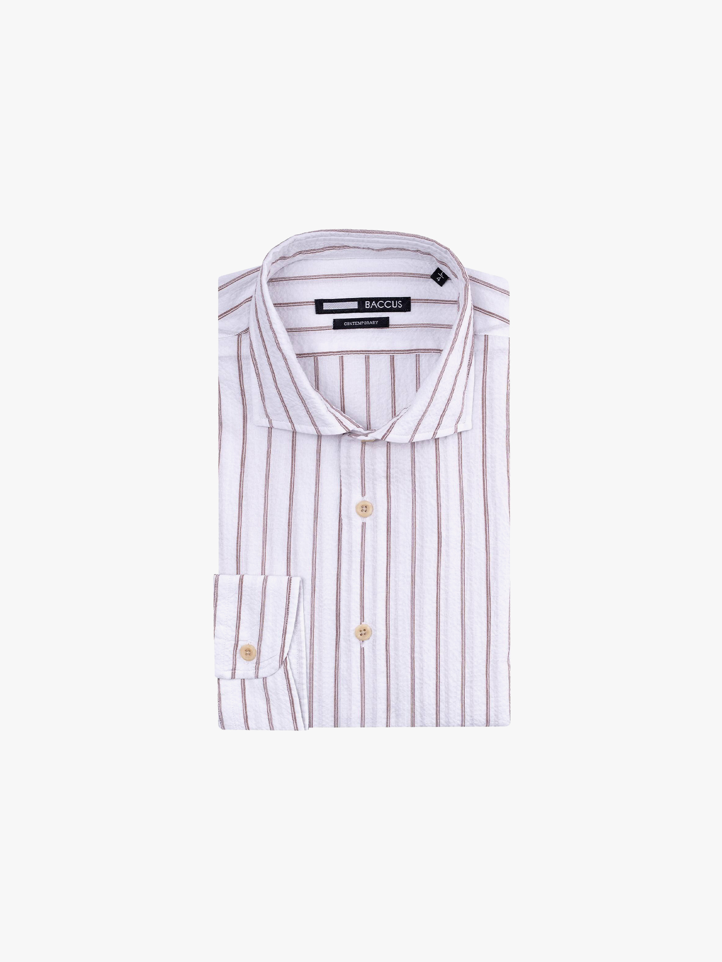 Camisa de Manga Comprida às Riscas