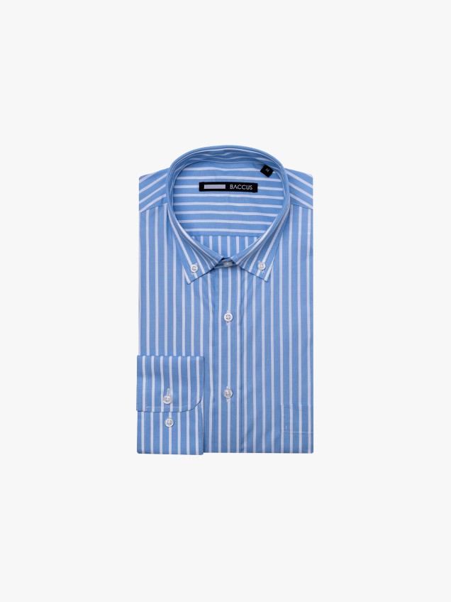 Camisa de Manga Comprida às Riscas