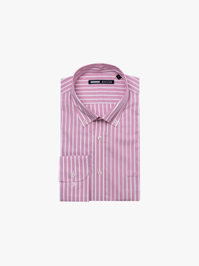 Camisa de Manga Comprida �s Riscas