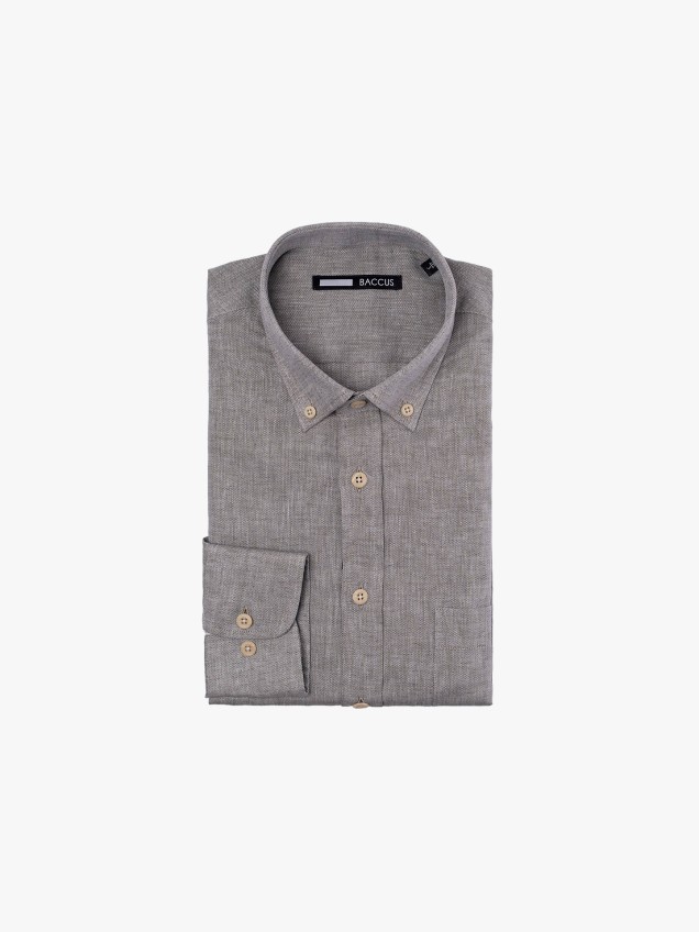 Camisa de Manga Comprida Regular Fit