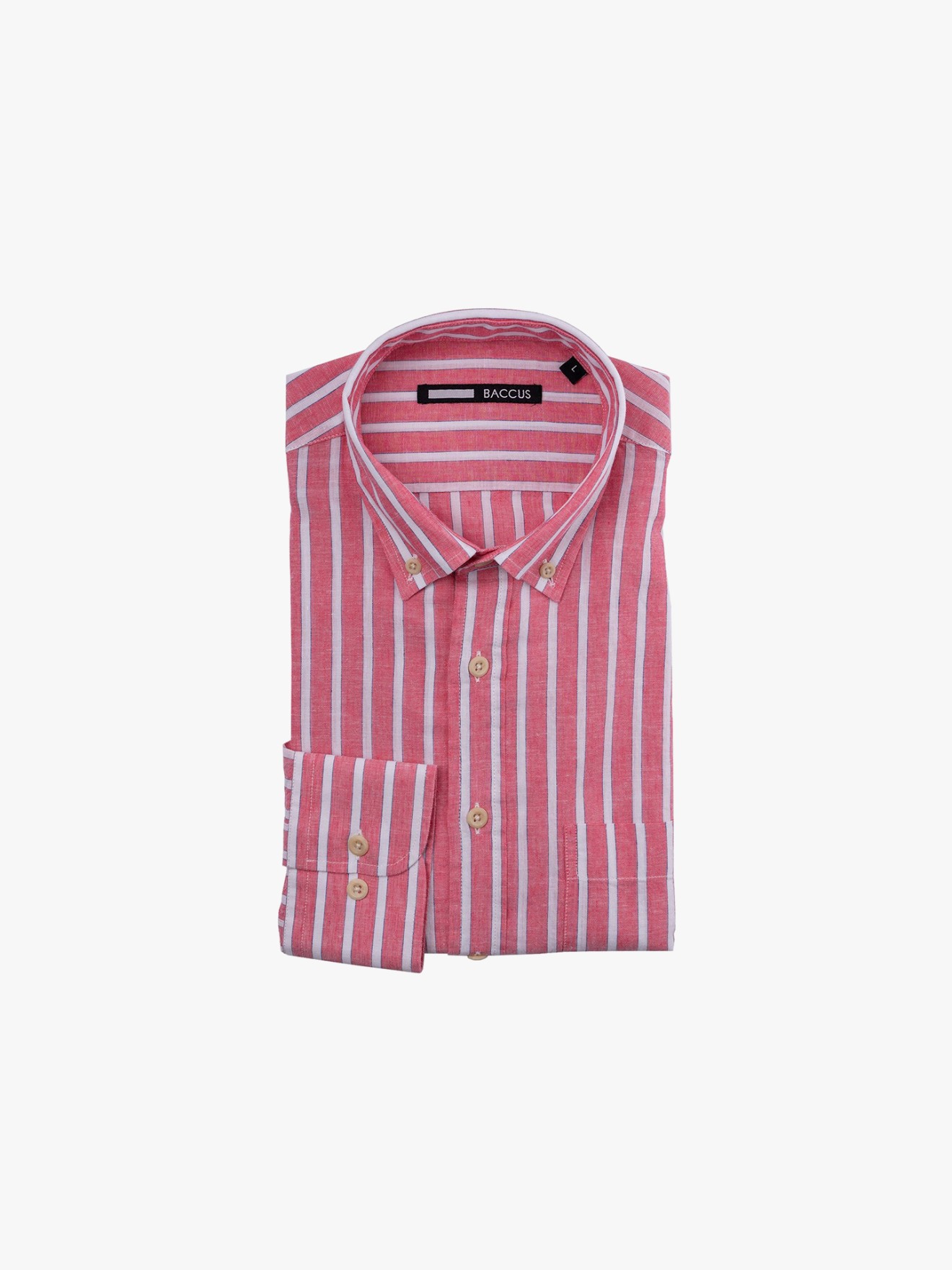 Camisa de Manga Comprida �s Riscas