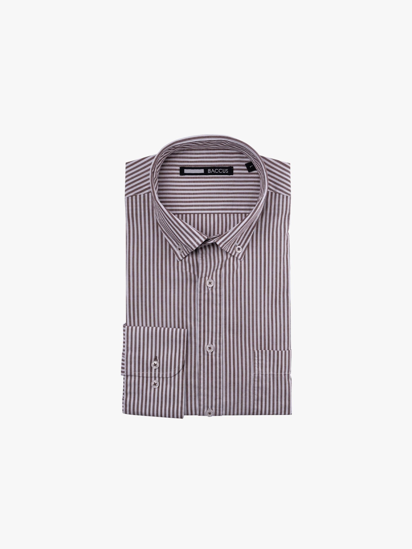 Camisa de Manga Comprida �s Riscas
