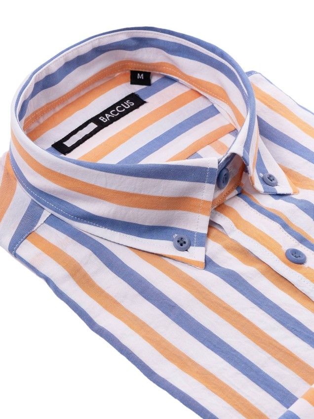 Camisa de Manga Comprida às Riscas