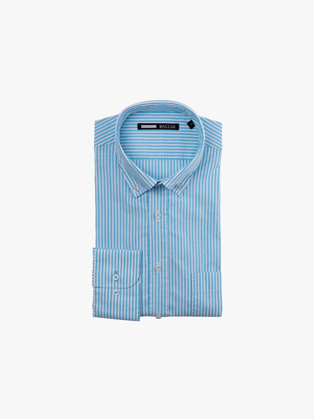 Camisa de Manga Comprida �s Riscas