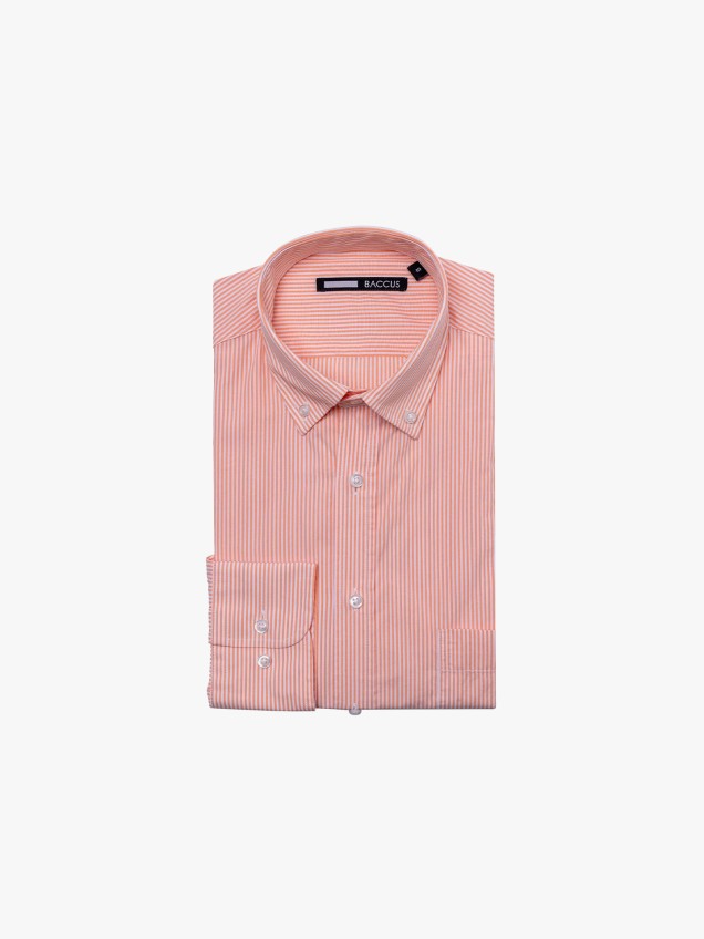 Camisa de Manga Comprida �s Riscas