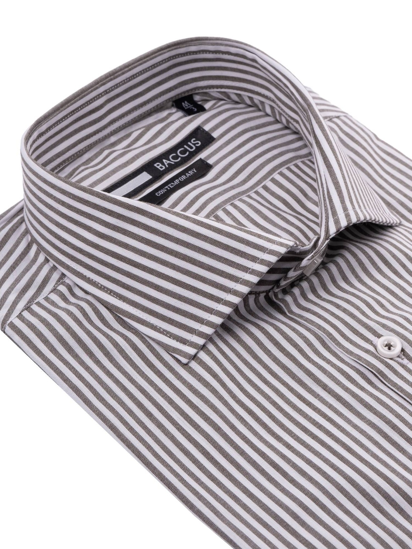 Camisa de Manga Comprida �s Riscas