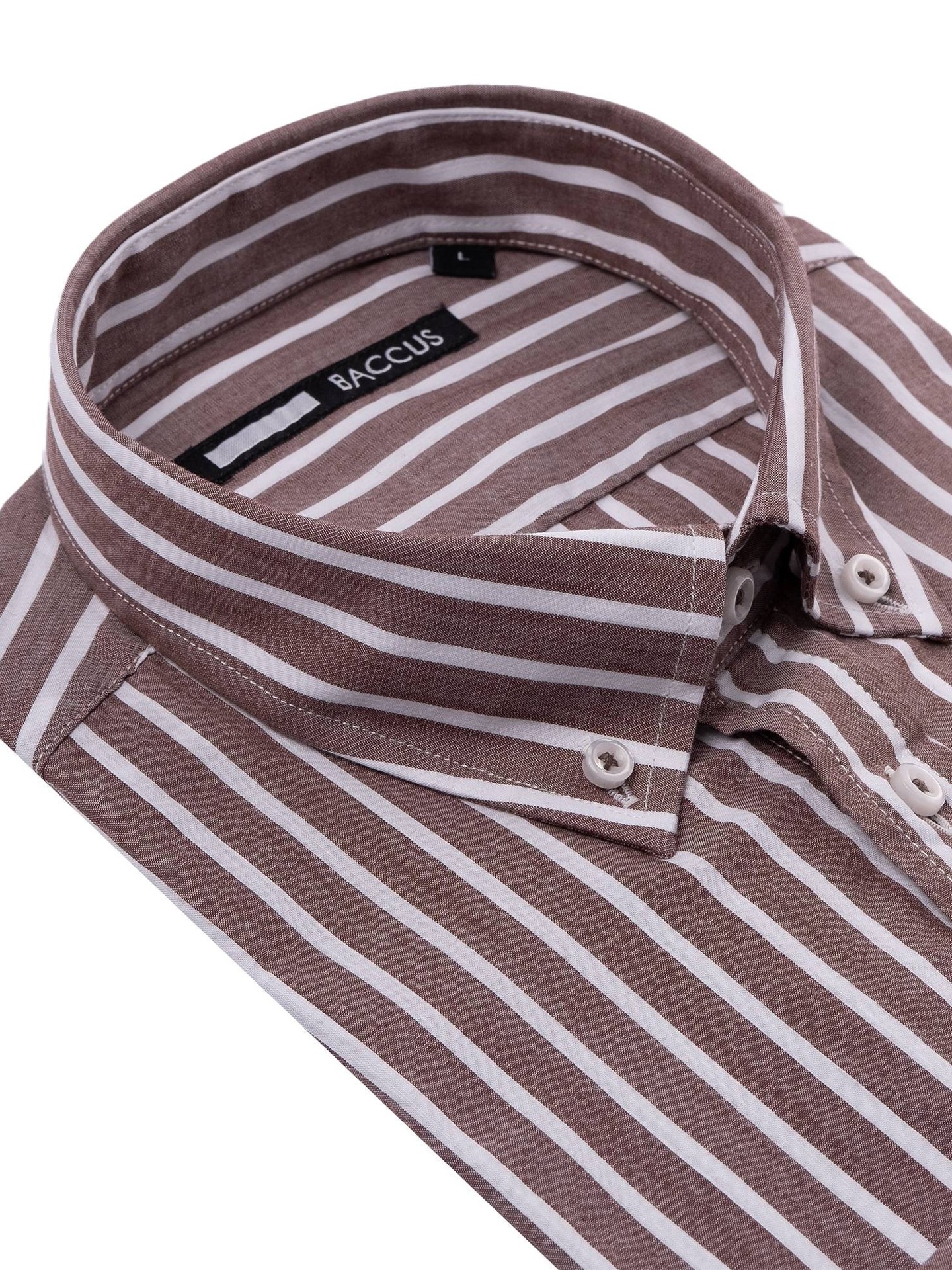 Camisa de Manga Comprida às Riscas