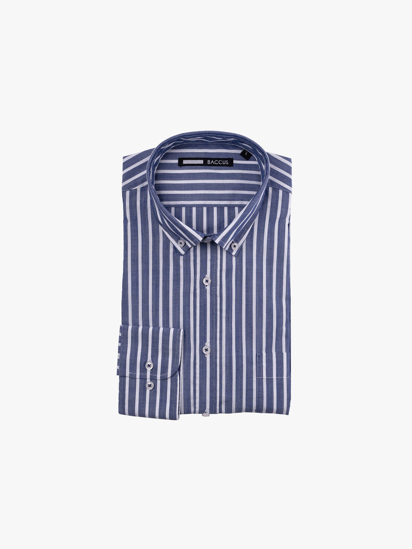 Camisa de Manga Comprida às Riscas