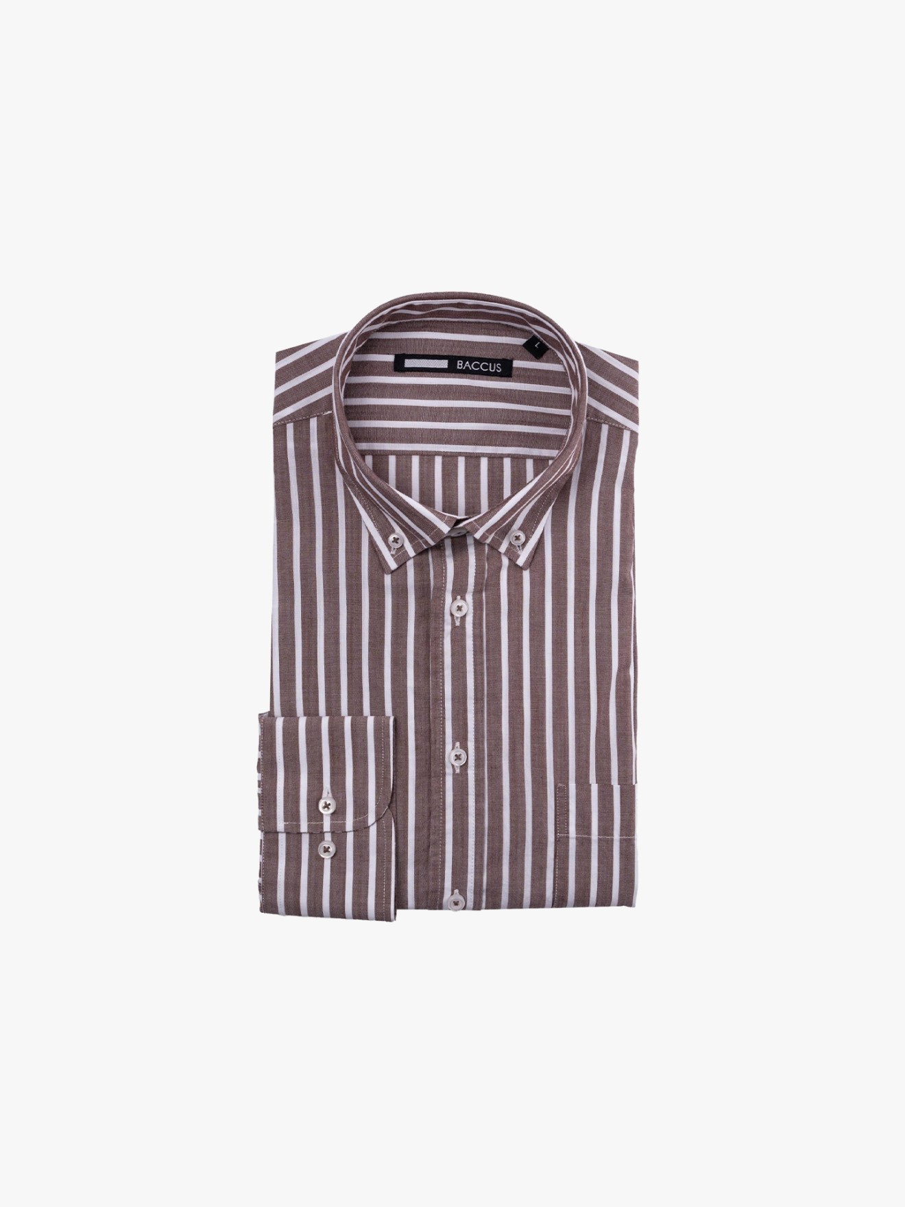 Camisa de Manga Comprida às Riscas